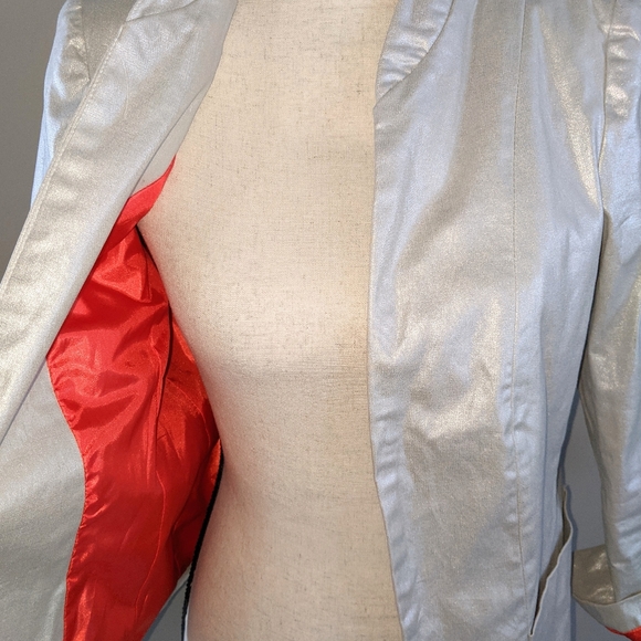 Camilla Tree Silver Blazer with Hot Pink Liner - Picture 1 of 10